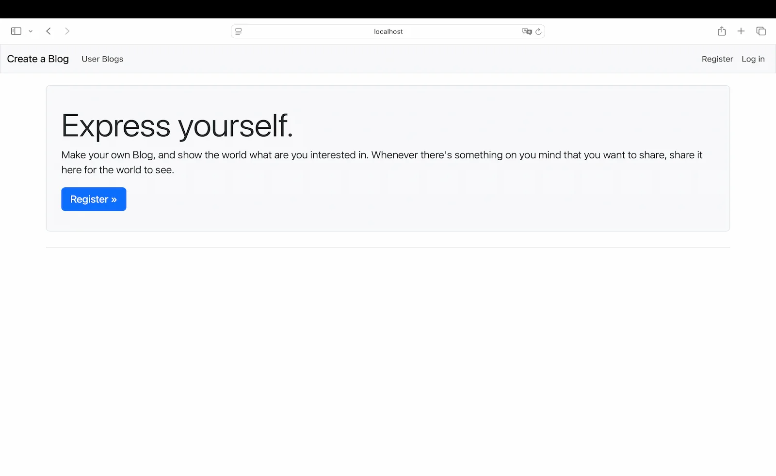 Blog Project
