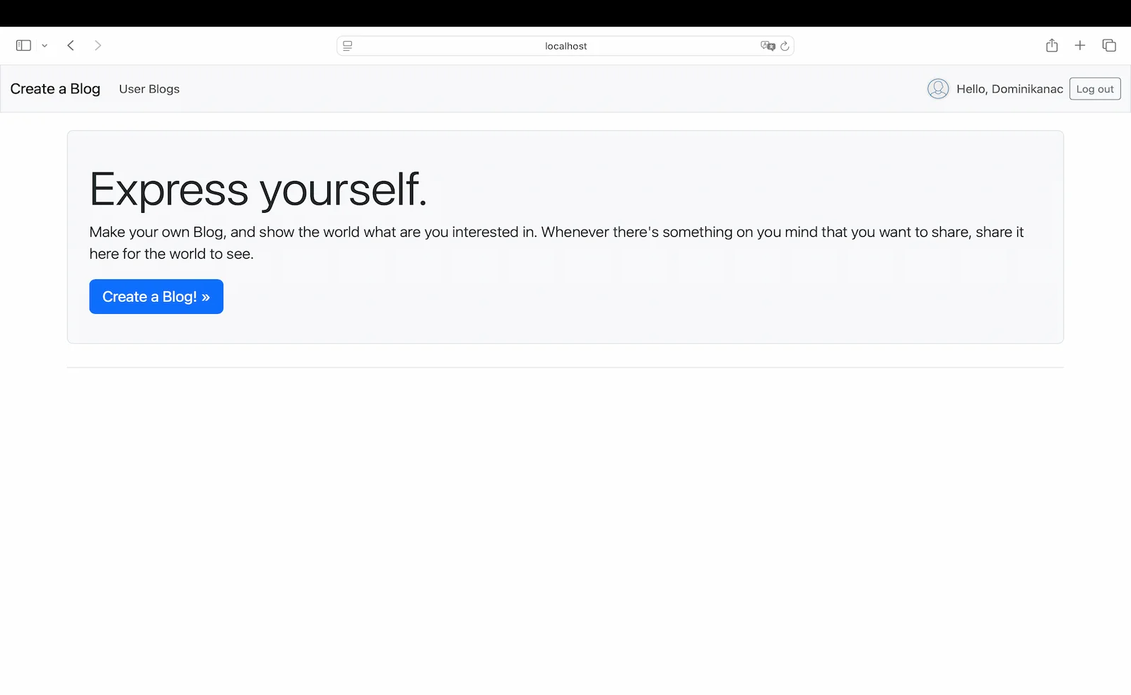 Blog Project
