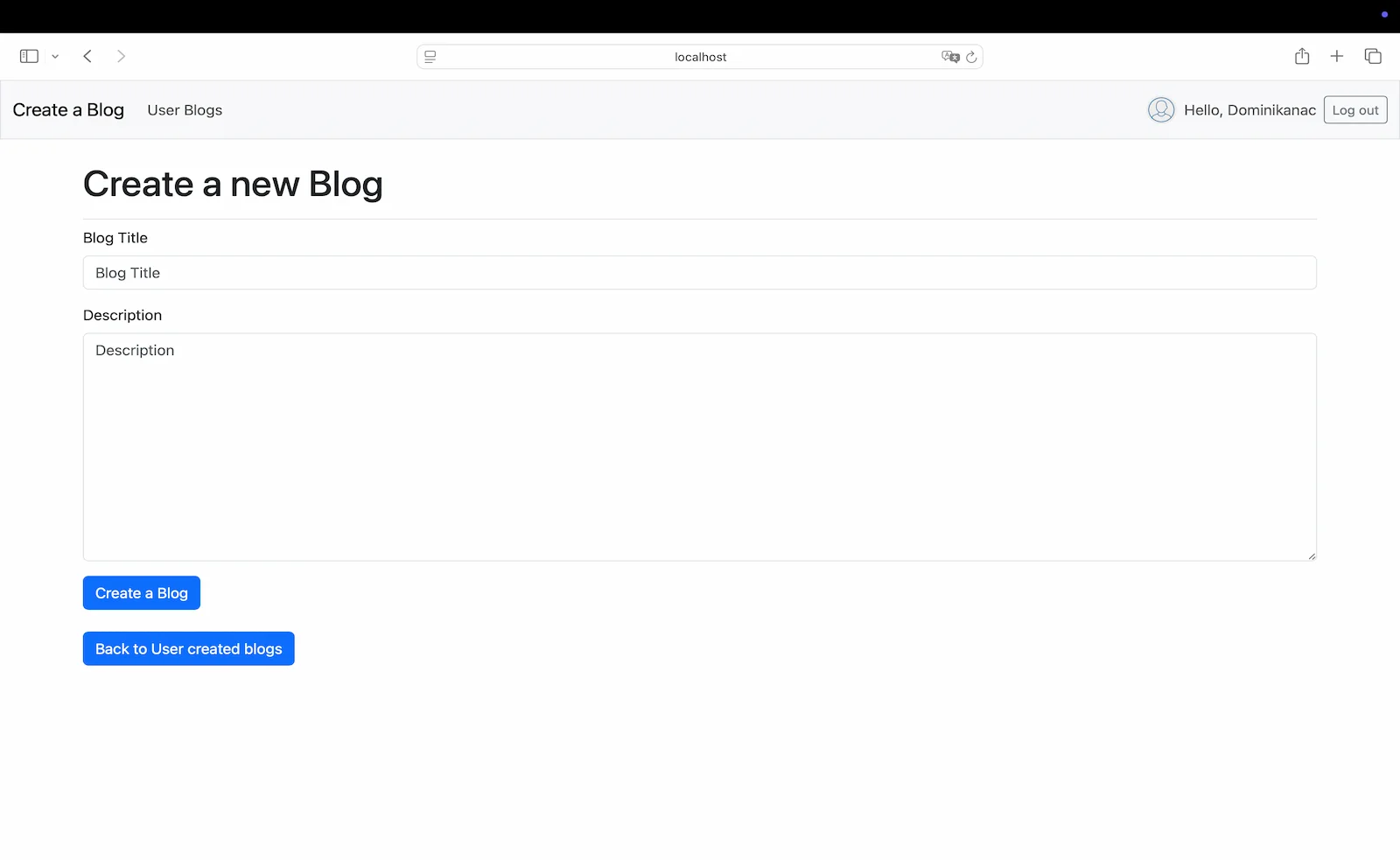Blog Project