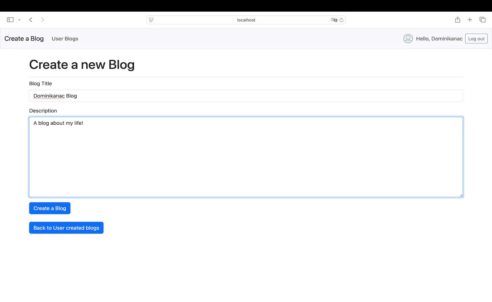 Blog Project