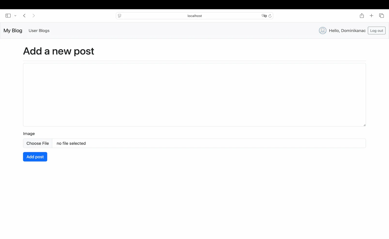 Blog Project