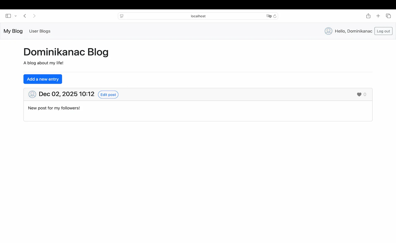 Blog Project